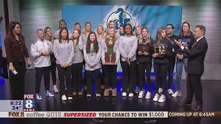 Gilmour Academy State Champions visit Fox 8 News in the Morning