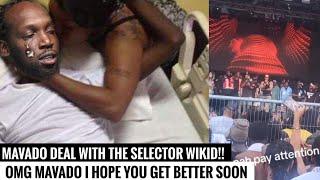 Mavado HEAD CHIP & BAD UP SELECTOR at Concert & Him Sick With Flu