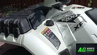 Техническое обслуживание Polaris Sportsmen 1000 EFI XP. Замена масла в двигателе, кпп, редукторах.