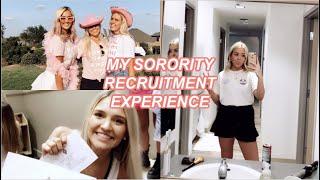 MY SORORITY RUSH EXPERIENCE AT TCU