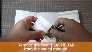 DIY / HOW TO: Make a Musical Greeting Card (with sound module)