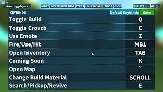 ISLAND ROYALE KEYBINDS, AMMO AND RESOURCE DROPPING