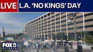 LIVE: "No Kings" Day protests in Los Angeles | FOX 5 News