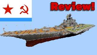 Kiev class cruiser review! Minecraft aircraft carrier ship