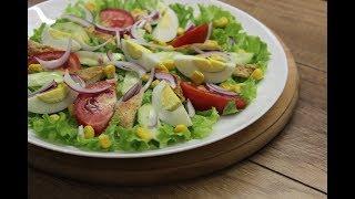 Pəhriz Salatı .Dietik Salat Resepti . Mayonezsiz Salat . Diet Salad Recipe