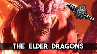 MH World 4K - The Elder Dragons have arrived the New World - ALL ELDER DRAGONS