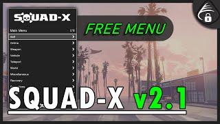 Squad-X Mod Menu v2.1 UPDATE! | FREE GTA V Mod Menu | Easy Injection! | + Recovery Options! | 1.67