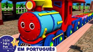  O Trem das Cores  | 2 HORAS DE LBB | Little Baby Bum em Português | Músicas Infantis e Desenhos