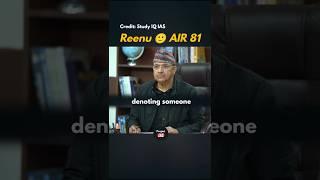 Reenu, AIR 81  UPSC Interview | IAS Topper