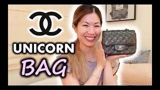 CHANEL Square mini caviar leather UNBOXING | My Discontinued Unicorn Bag