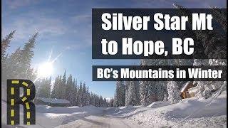 Silver Star Mt to Hope, BC - Winter Mountain Timelapse