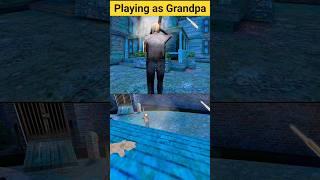 Play as Grandpa️in Chapter 3 #granny #funny #shortsfeed #grannytrolling #girl_techno_gamerz #gaming