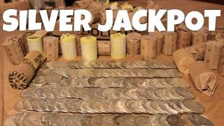 5 ENTIRE ROLLS OF SILVER!!! | COIN ROLL HUNTING JACKPOT!!!