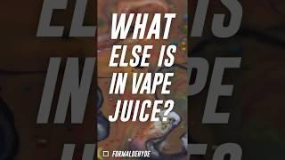 What’s Hiding in Vape Juice? 31+ Chemicals. | #VapesDown