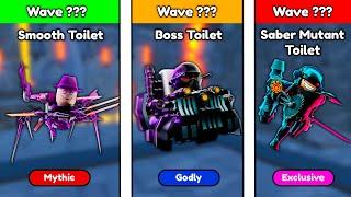 SMOOTH vs BOSS vs SABER MUTANT in ENDLESS MODE  - Toilet Tower Defense