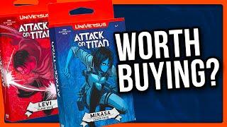 Should You Buy the Attack on Titan Clash Decks? | UniVersus CCG