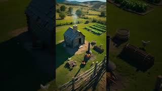 Village Life in the 1800s Frontier  | Grace's garden on the homestead. #villagelife #1800s