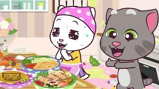 Talking Tom Cooking Contest | Talking Tom & Friends Minis - Cartoon For Kids