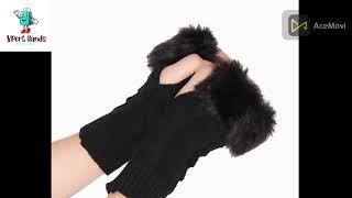 Gloves for Girls Half Finger Gloves for Women Winter  Fingerless Gloves for Girls