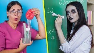 Zumbi Na Escola! / 12 DIY De Material Escolar Zumbi