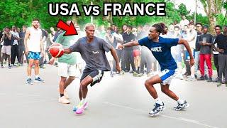 United States vs France | PARK BASKETBALL EDITION...