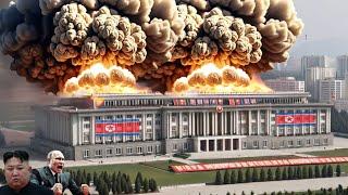 happened 30 seconds ago! goodbye kim jong un pyongyang city center bombarded by ukraine missiles