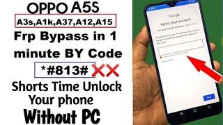 Oppo A5s CPH1909 FRP Bypass-Google Account Without PC 2023