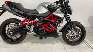 Защитный комплект Crazy Iron на Aprilia Shiver 900 (клетка, сабкейдж, колёсные пеги)