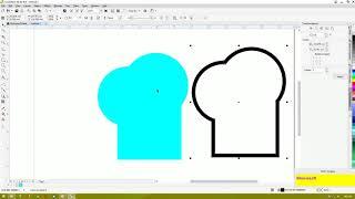 Convert Outline to Object in Corel Draw