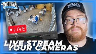 How to Live Stream Your IP & HD-TVI Security Cameras with OBS! (Three Methods)