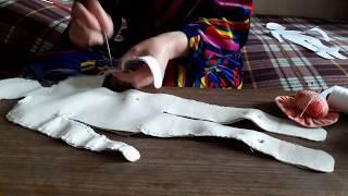 Учимся шить куклу вместе. Часть 3