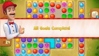 Gardenscapes HARD LEVEL 3841!  BOOSTERS USED!