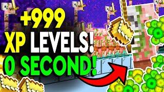 BEST NEW INFINITE GOLD XP FARM! Minecraft Bedrock 1.21! MCPE/Xbox/PS4/Nintendo Switch/Windows10