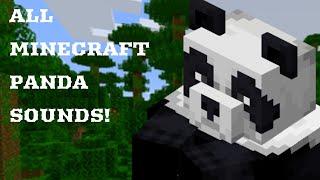 Minecraft 1.14! All Panda Sounds!