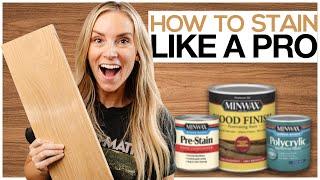 How to Stain Like a Pro | DIY 101