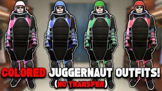 *NEW* EASY GTA 5 ALL COLORED JUGGERNAUT OUTFITS GLITCH 1.70 (No Transfer Glitch)