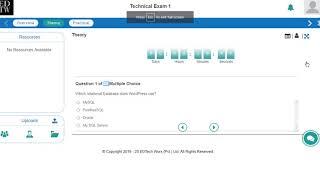 E-Rozgar Technical Exam Demonstration