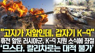 러시아산 압살하는 한국산 자주포 | 휴전 앞둔 러시아군, 새로운 천적 K-9 소식에 좌절