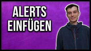 Twitch Studio - Alerts einrichten Tutorial german