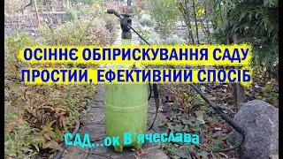 Осіння обробка всього саду. Є простий дешевий спосіб перевірений десятиліттями...