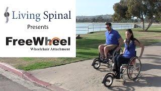 FreeWheel Wheelchair Attachment with Living Spinal