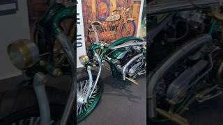 Motorcycle modification Emerald and Harley Davidson motorcycles. #motorcycle #harleydavidson