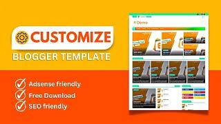 How to Customize Blogger Template Like a Pro Website 2023 - Fully for Free Download Step by Step