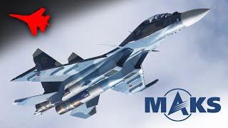 SU-30SM, Ace Combat Maneuvers in Real Life! ️ MAKS 2015 [Remastered]