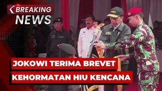 BREAKING NEWS - Presiden Jokowi Terima Brevet Kehormatan Hiu Kencana dan Samkarya Nugraha