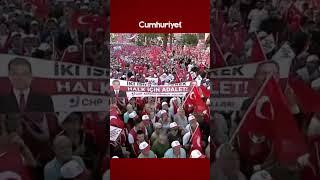 CHP'den Millet İradesine Sahip Çıkıyor mitingi: Tekirdağ'da mahşeri kalabalık böyle görüntülendi