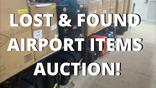 Sourcing at Government Auctions - Airport Lost and Found Has Money to Be Made!