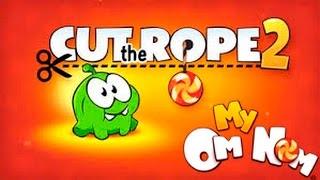 Ам Ням. Cut the Rope 2 - #4 (уровни 21-24) Прохождение на 3 звезды! Детское видео, игра как мультик.