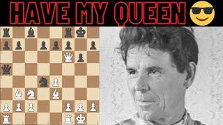 The Greatest Queen Sacrifice in Chess History - REMASTERED!