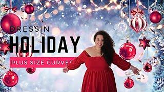 Dressin Holiday Try-on Haul | Plus Curve Fashion | Winter 2024 Outfits 